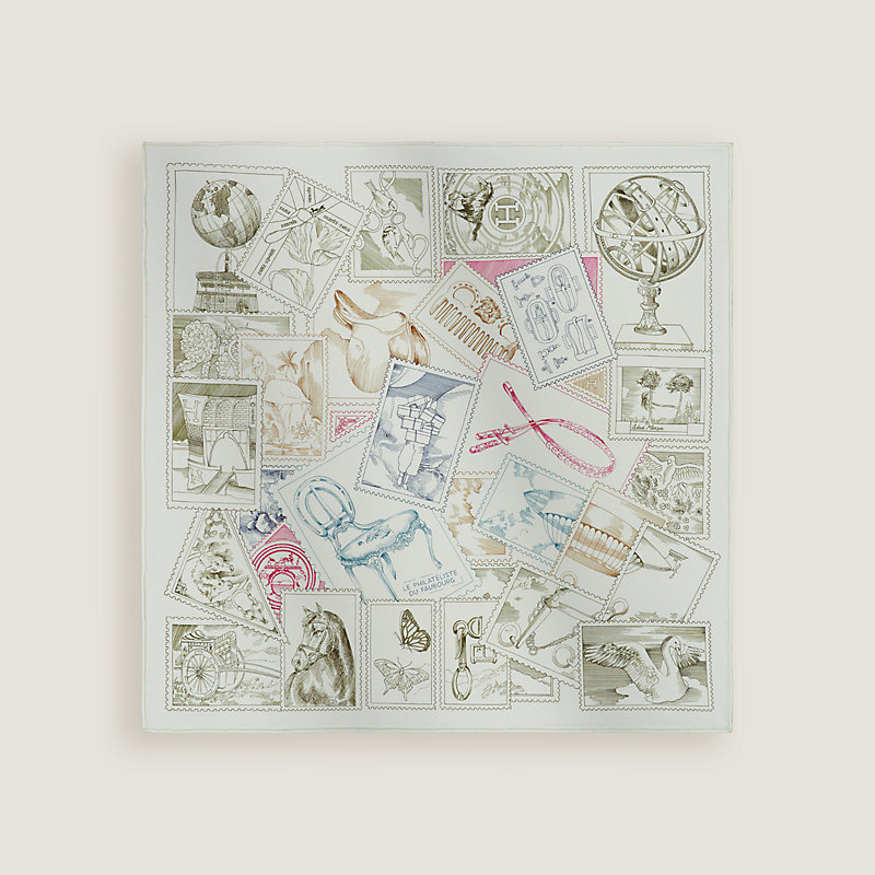 Le Philateliste du Faubourg Detail scarf 45 | Hermès USA